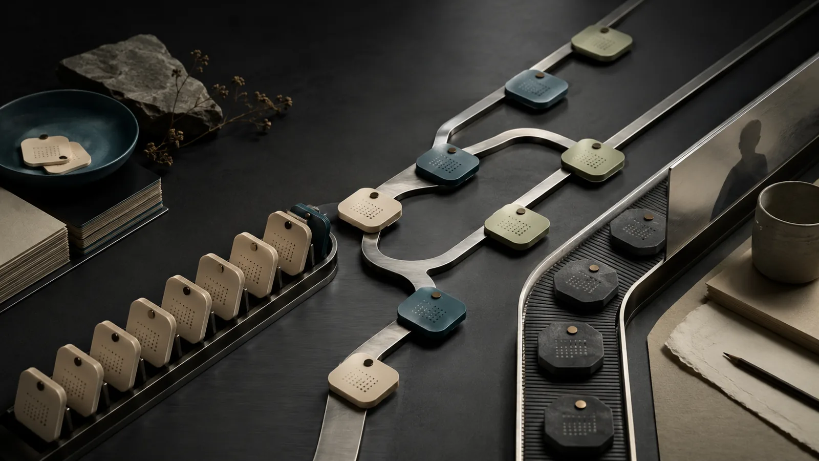 Graphique sombre lead pour agents IA et customer journey B2B suisse
